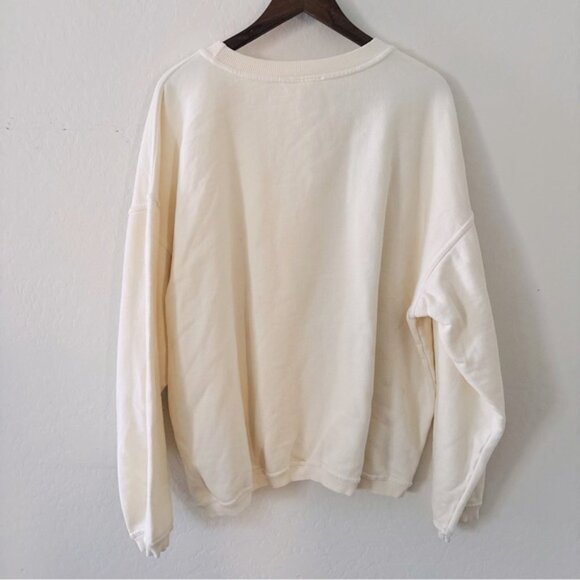 Disney Vintage Winnie the Pooh Tigger Cream Crew Neck Sweatshirt XL Embroidered - Picture 5 of 6